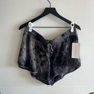Danskin Charcoal Tie-Dye Shorts
